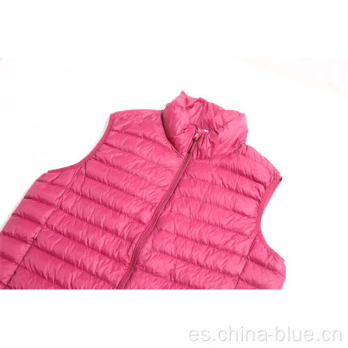 Chaqueta de chaleco de relleno ligero de damas